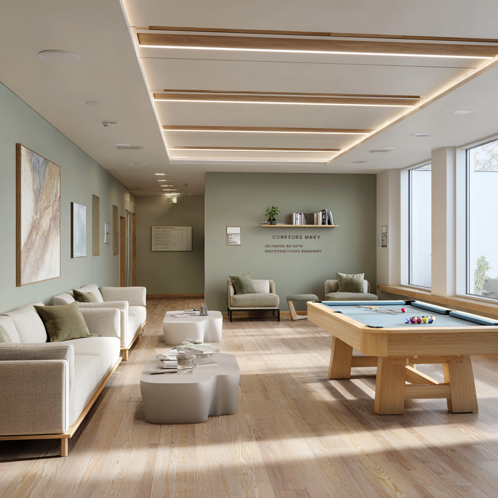 Private residential rooms at MTN Rehab